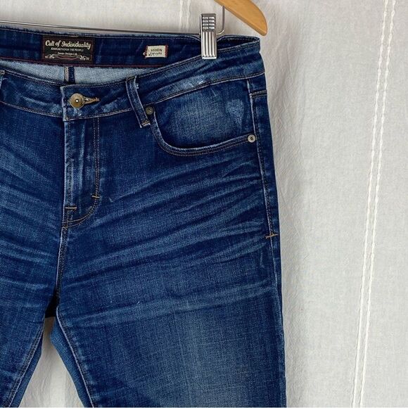 Cult of Individuality Vixen Curvy Wide Leg Jeans Made in the USA Size 32 - Picture 5 of 13